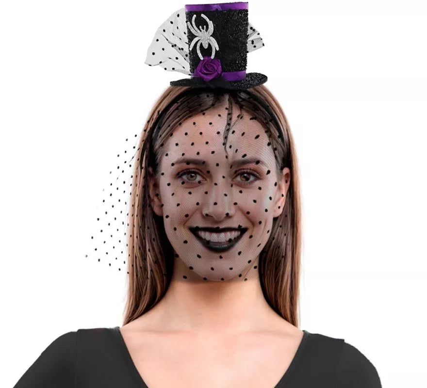 Translation missing: it.Diadema con Mini Sombrero y Velo