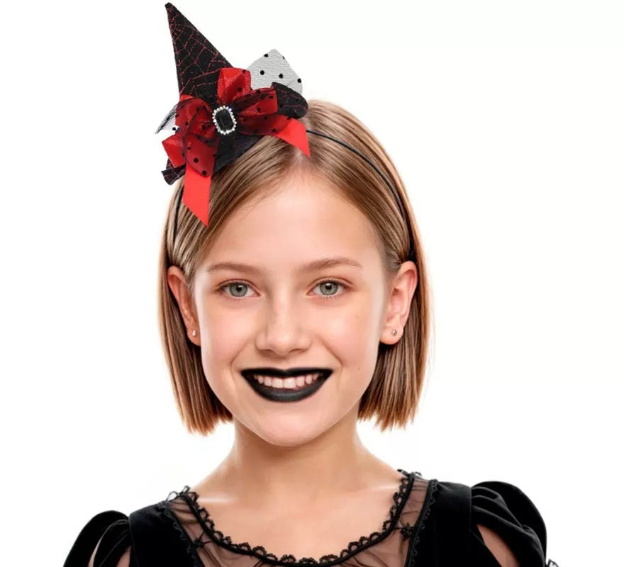 Translation missing: it.Diadema con Sombrero de Bruja Infantil