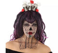 Diadema con Velo del Día de los Muertos