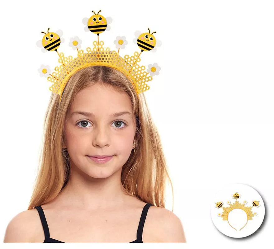 Translation missing: es.Diadema de Abeja Primavera con panal infantil