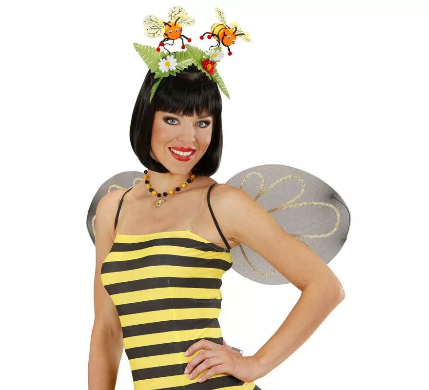 Translation missing: it.Diadema de Abejas con Flores