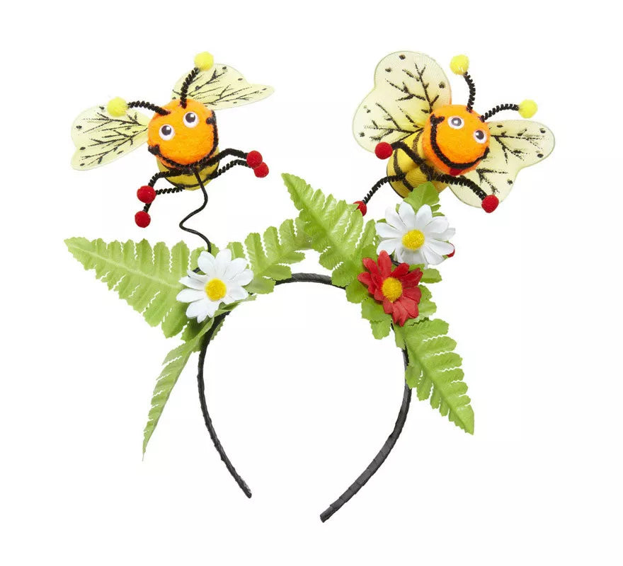 Translation missing: it.Diadema de Abejas con Flores
