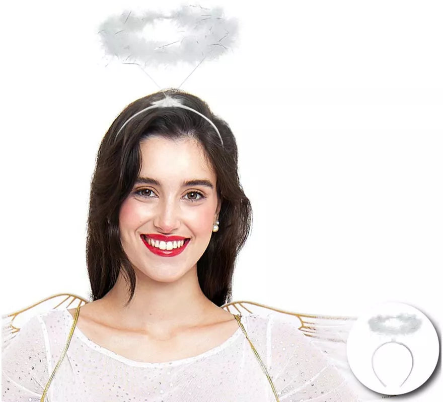 Translation missing: it.Diadema de Ángel con aureola blanca