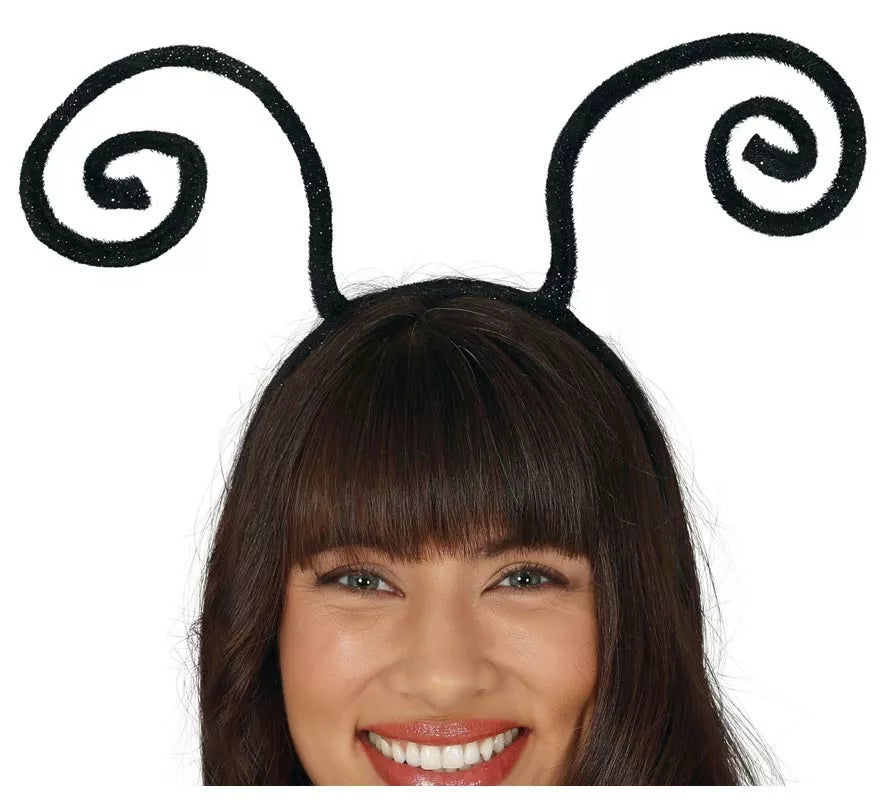 Translation missing: it.Diadema de Antenas de Insecto Negras