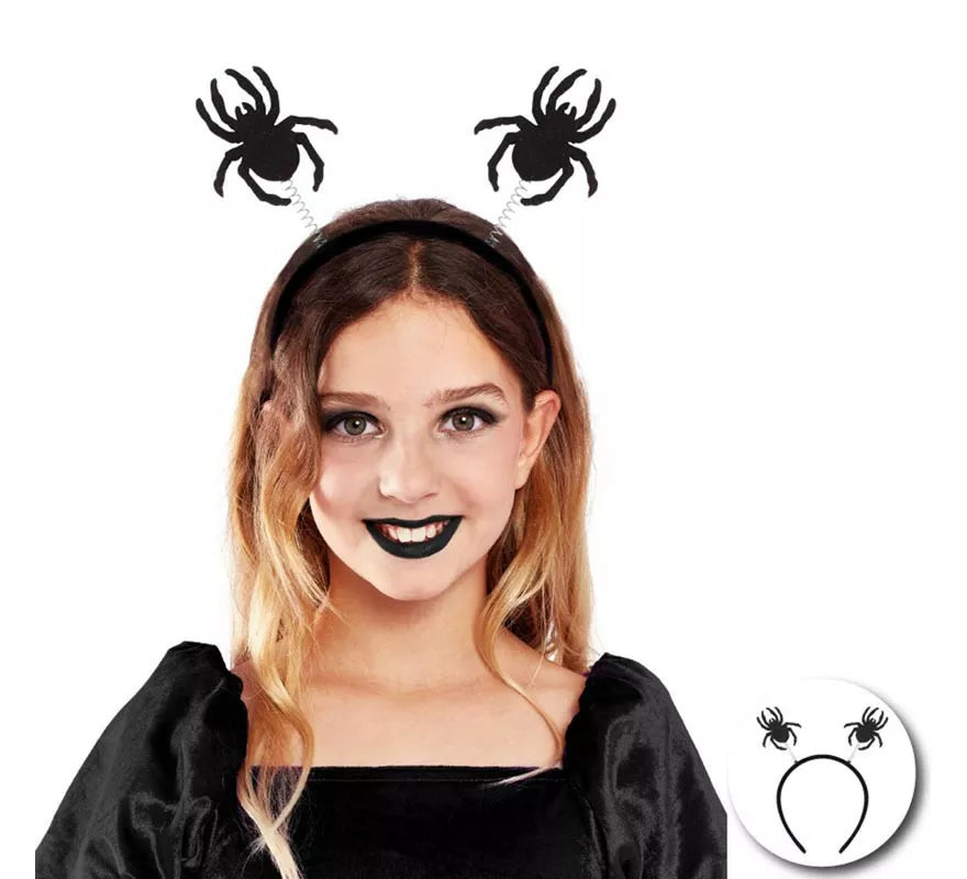 Translation missing: es.Diadema de Araña negras infantil