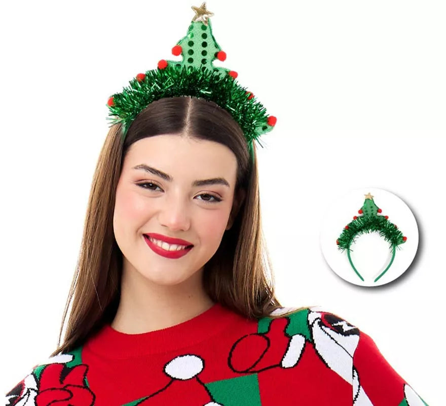 Translation missing: it.Diadema de Árbol Navidad Bombones rojos