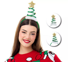 Cerchietto a spirale per albero di Natale in modelli assortiti