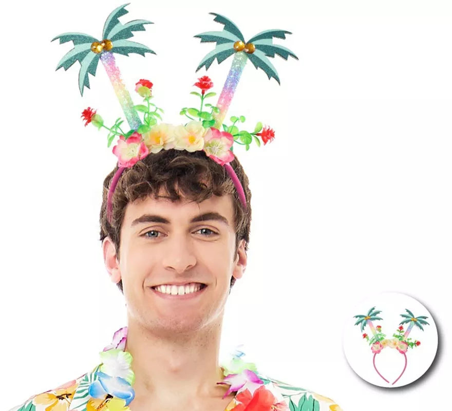 Translation missing: it.Diadema de Árboles Coco Floral