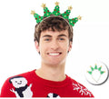 Diadema de Árboles Navideños con estrellas