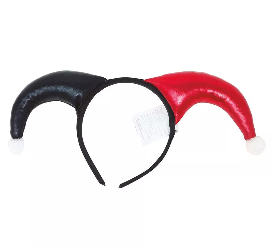 Translation missing: es.Diadema de Arlequin Roja y Negro