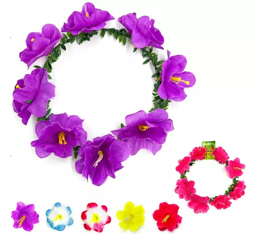 Translation missing: es.Diadema de Aro Flor Grande de 18 cm de diámetro en colores surtidos