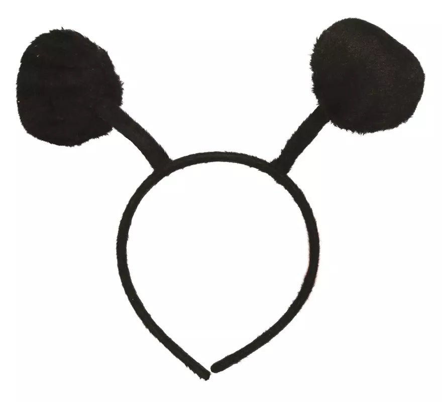 Diadema de Bolas Negras