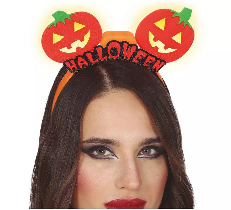 Translation missing: it.Diadema de Calabazas con Luz