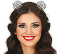 Diadema de Copos de Nieve plateado