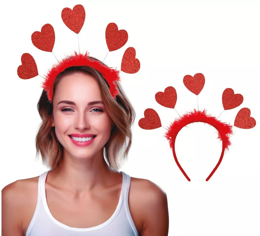 Translation missing: it.Diadema de Corazones rojos