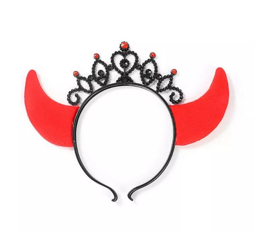 Translation missing: it.Diadema de Corona Diablesa con cuernos