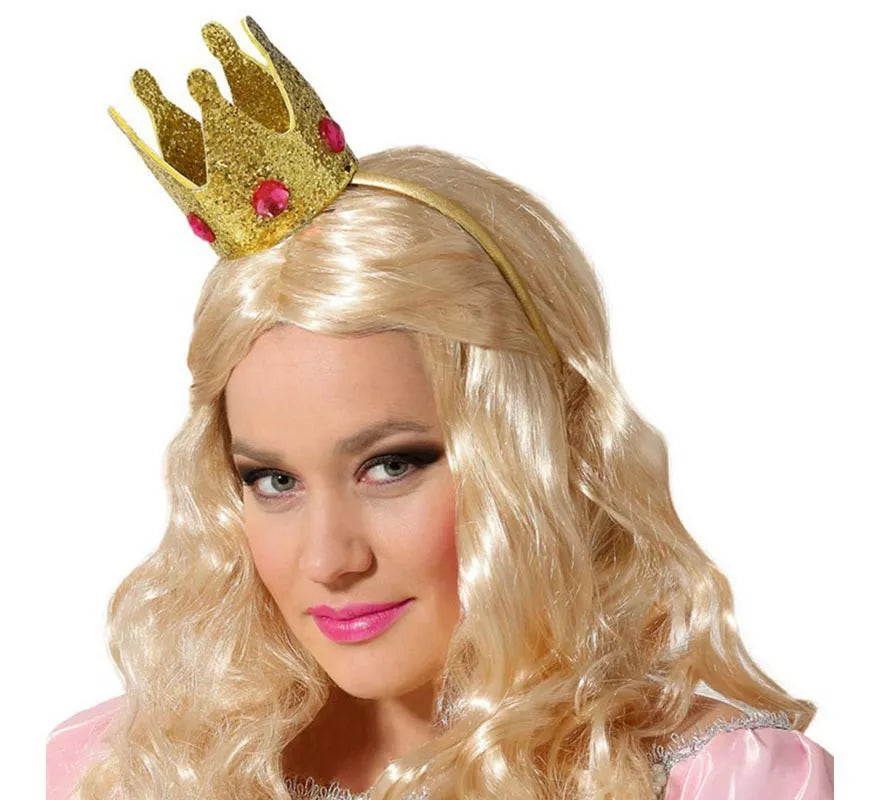 Translation missing: it.Diadema de Corona Dorada de Reina