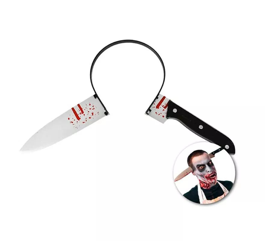 Translation missing: es.Diadema de Cuchillo de Cocina con sangre