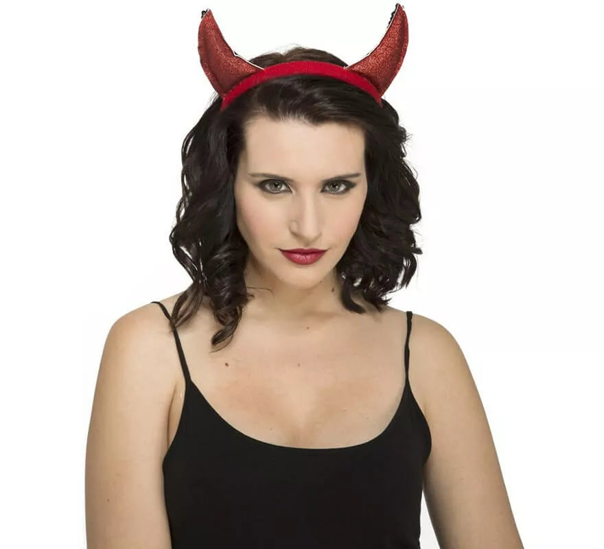 Translation missing: it.Diadema de Cuernos Rojos de Demonia