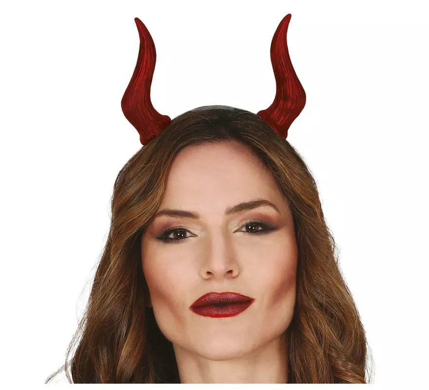 Translation missing: it.Diadema de Demonio con Cuernos negros