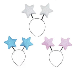 Cerchietto di stelle luminose colori assortiti