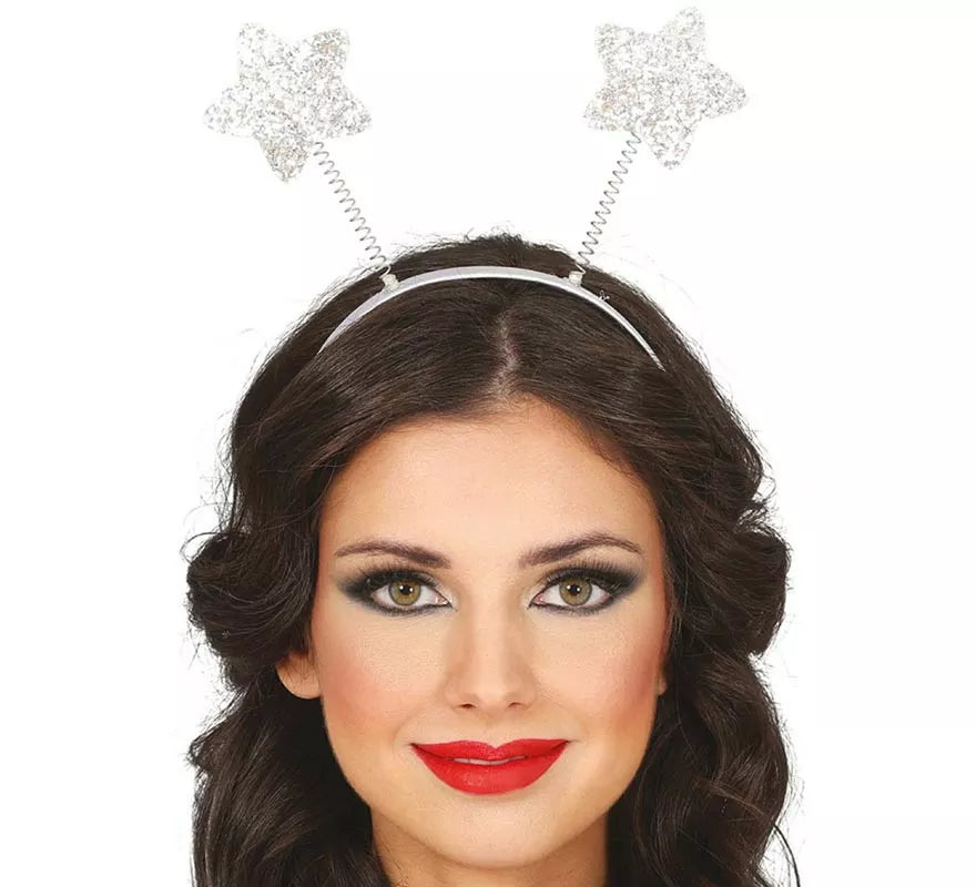 Translation missing: it.Diadema de Estrellas plateadas brillantes