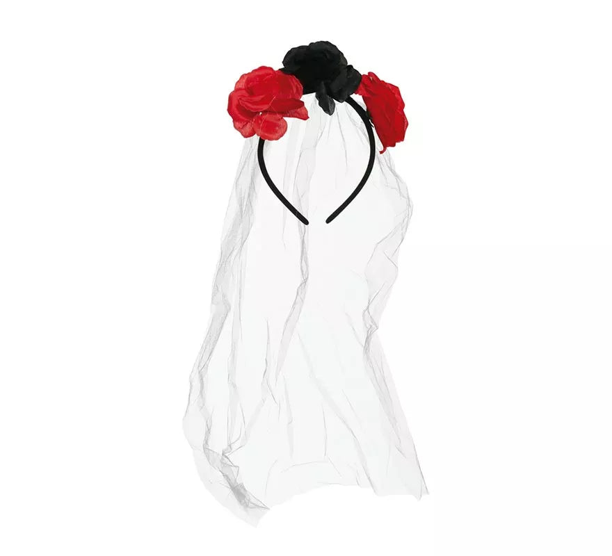 Translation missing: es.Diadema de Flores con Velo