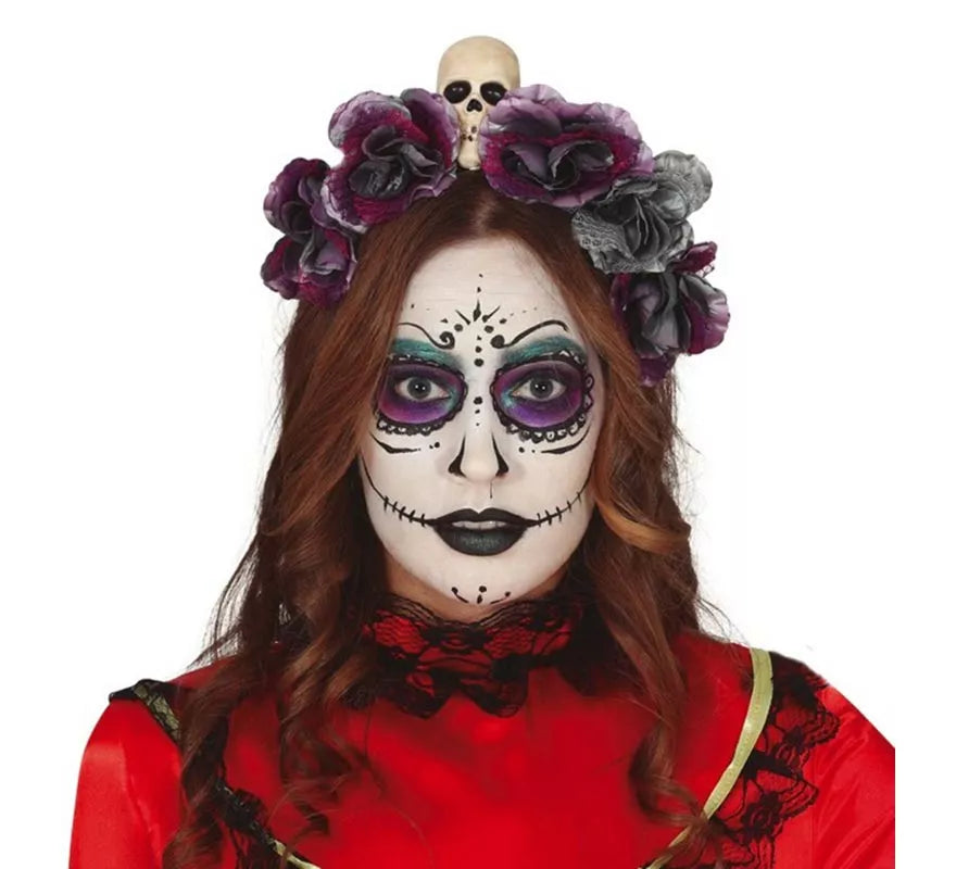 Translation missing: it.Diadema de Flores Grises