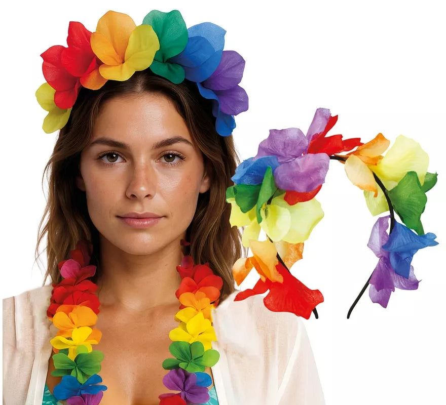 Translation missing: it.Diadema de Flores multicolor