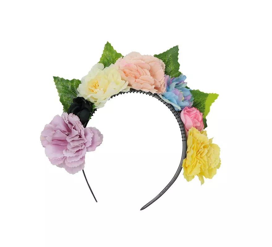 Diadema de Flores Multicolor