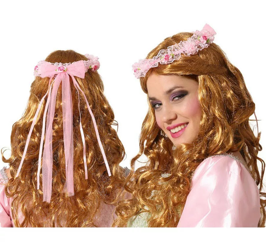 Translation missing: it.Diadema de Flores Rosa