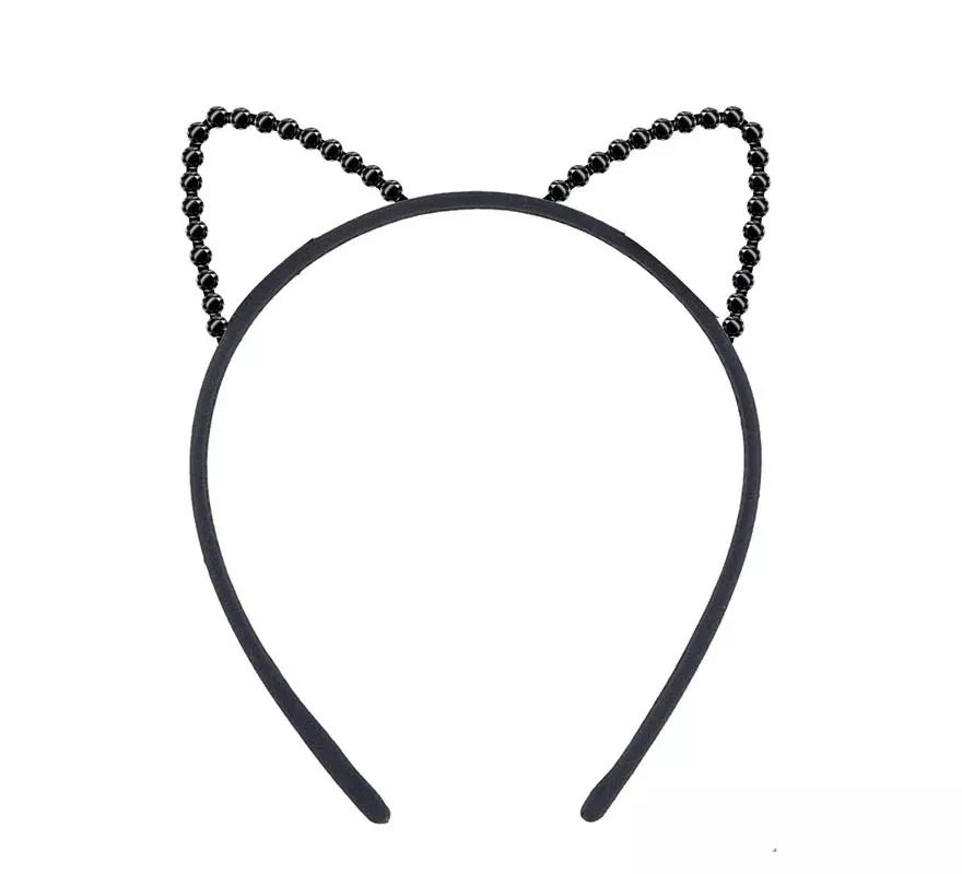 Translation missing: it.Diadema de Gatita Metálica adulto