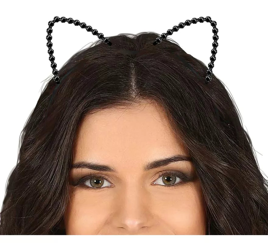 Diadema de Gatita Metálica adulto