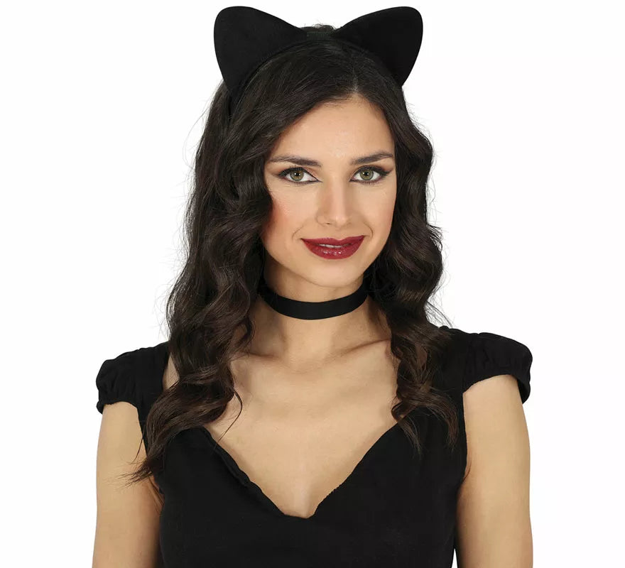 Diadema de Gatita negra adulto