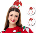 Diadema de Gorro Navideño Copo de Nieve en modelos surtidos