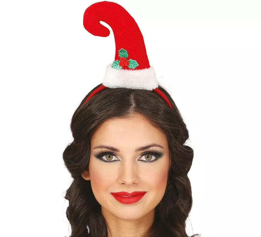 Translation missing: es.Diadema de Gorro Papá Noel rojo