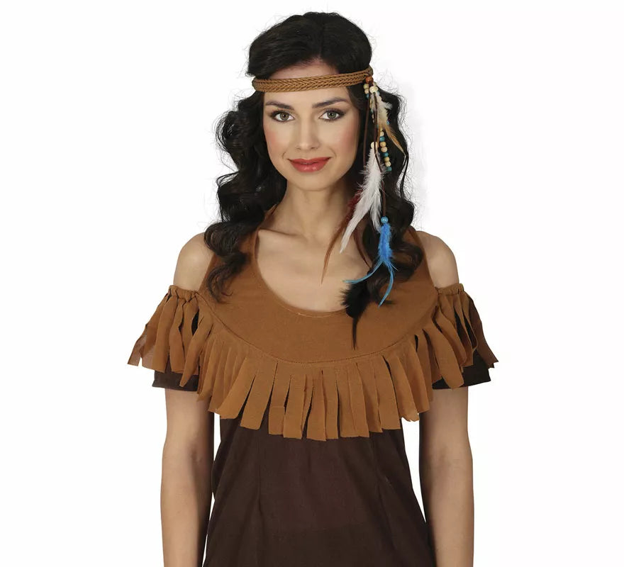 Translation missing: it.Diadema de Indio con plumas adulto
