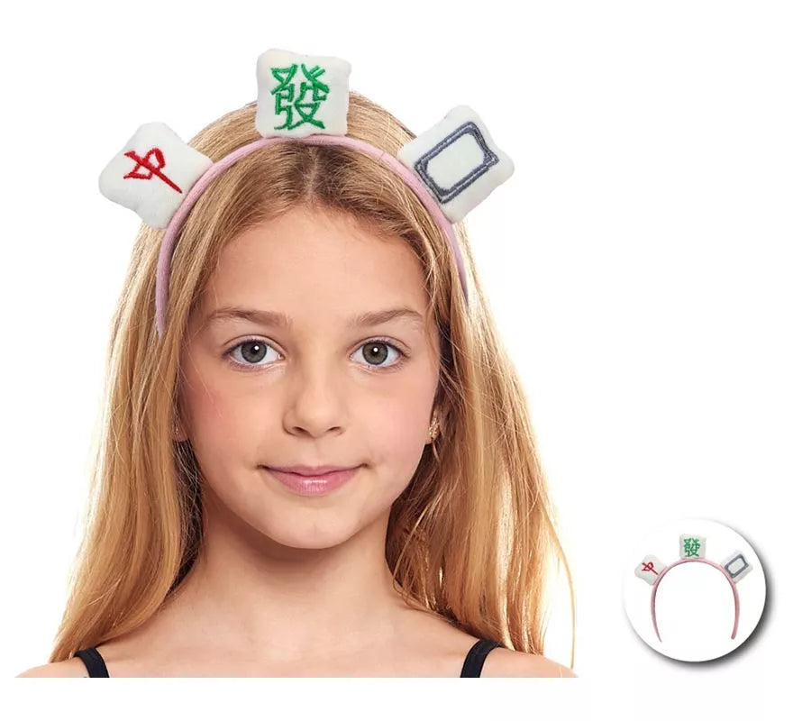 Translation missing: es.Diadema de Mahjong de peluche infantil