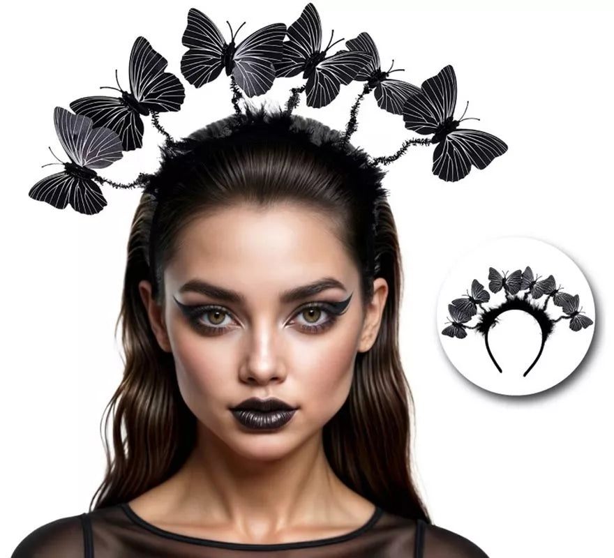 Translation missing: it.Diadema de Mariposa con Plumas