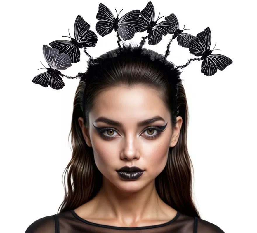 Translation missing: it.Diadema de Mariposa con Plumas