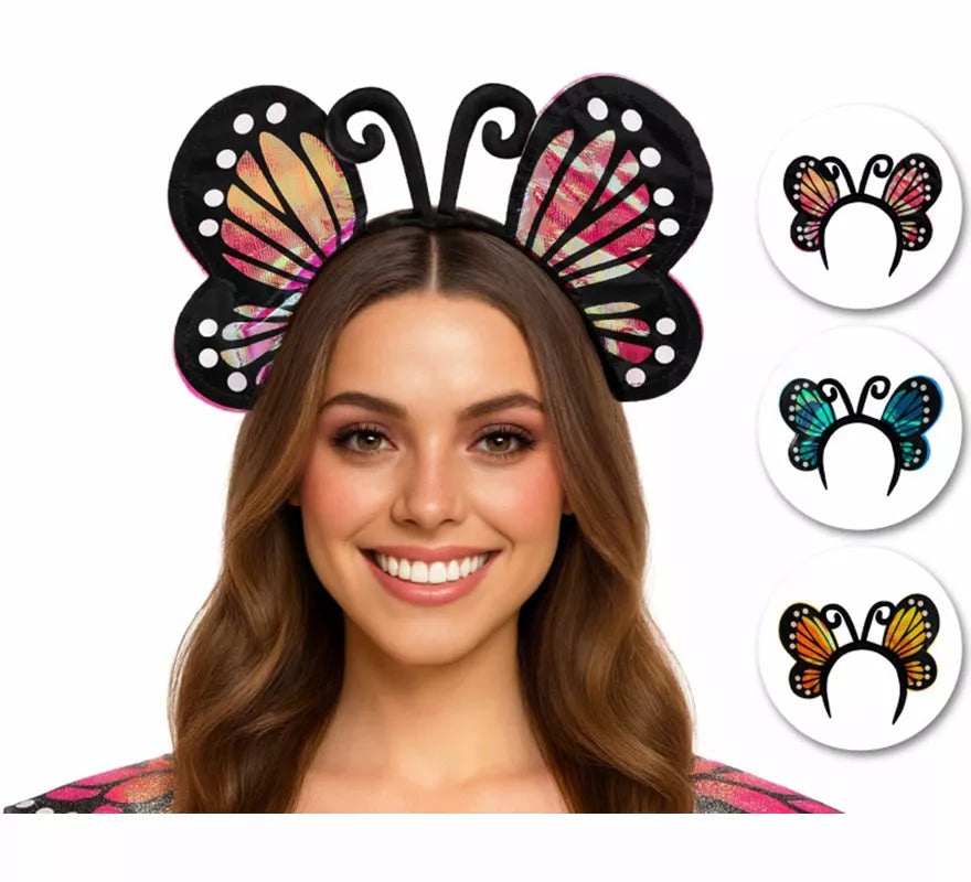 Translation missing: it.Diadema de Mariposas en colores surtidos