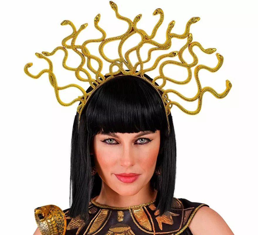 Diadema de Medusa dorada