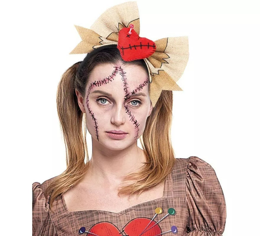 Translation missing: it.Diadema de Muñeca Vudú con corazón