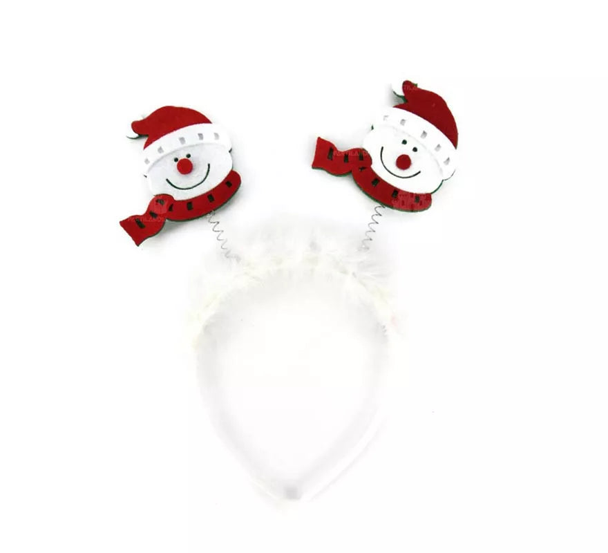 Translation missing: it.Diadema de Muñecos de Nieve con bufanda