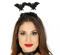 Fascia da pipistrello con marabù nero