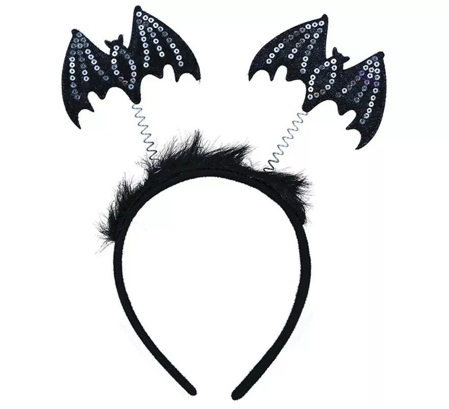 Diadema de Murciélagos lentejuelas