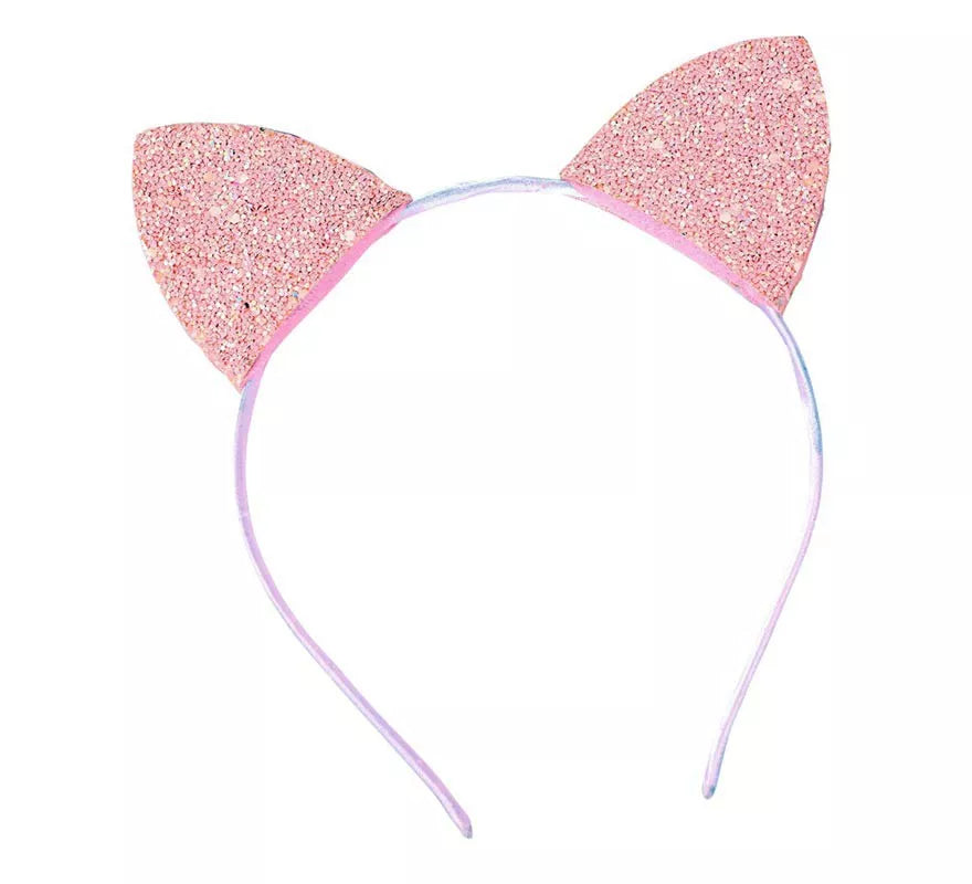Translation missing: it.Diadema de Orejas de Gato Glitter de 18X15 cm