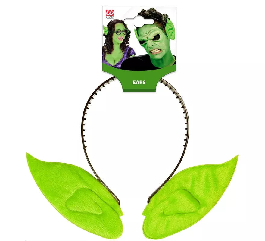 Diadema de Orejas Puntiagudas verdes
