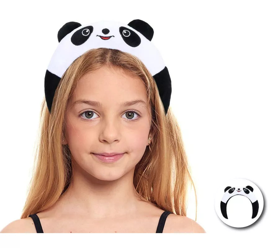 Translation missing: es.Diadema de Oso Panda de peluche infantil