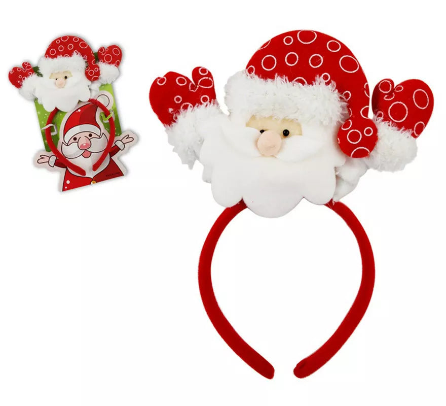 Translation missing: it.Diadema de Papá Noel con Manos
